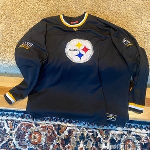 Pittsburgh Steelers, heavy weight, long sleeve shirt, size 2 XL